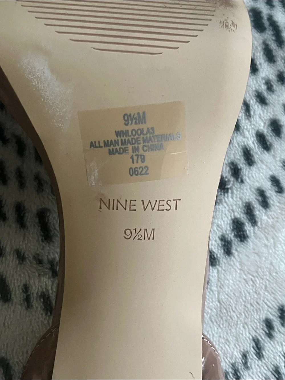 Nine West Womens 9.5 M Tan Light Taupe Loola Stiletto High Heels